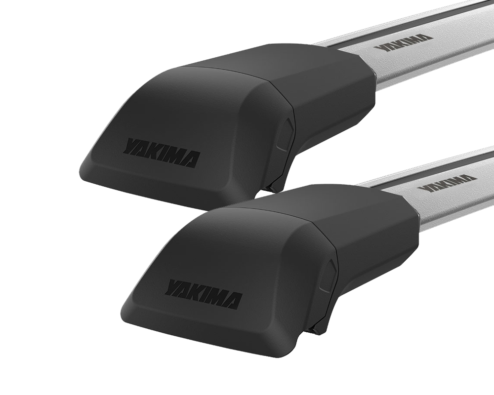 Yakima JetStream FX Silver 2 Bar Roof Rack for Alfa Romeo Tonale 5dr SUV with Bare Roof (2023 onwards) - Factory Point Mount