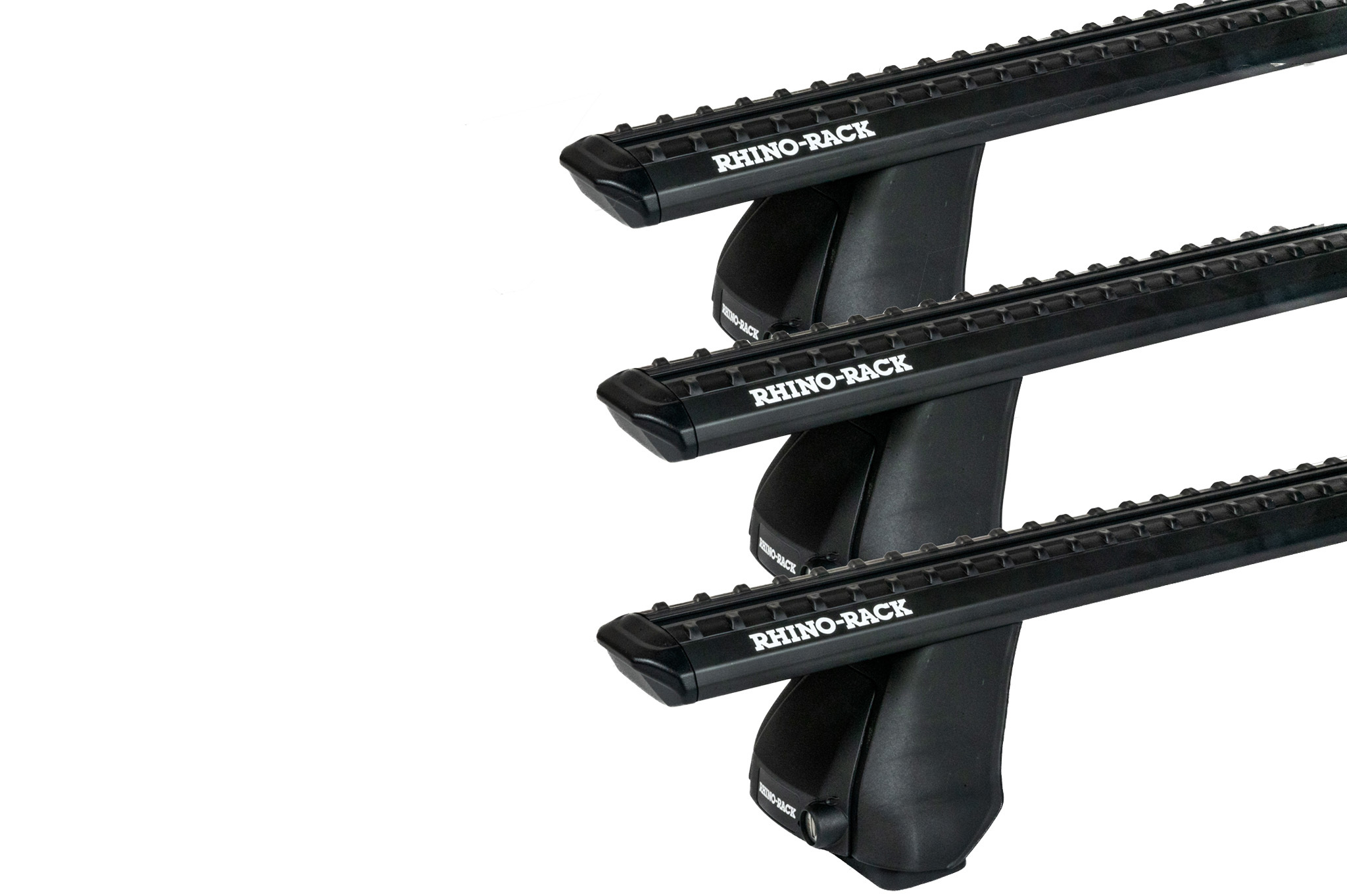 Rhino Rack JC-04875 Sportz 2500 Black 3 Bar Roof Rack for Nissan Elgrand E50 5dr Van with Bare Roof (1997 to 2002) - Clamp Mount