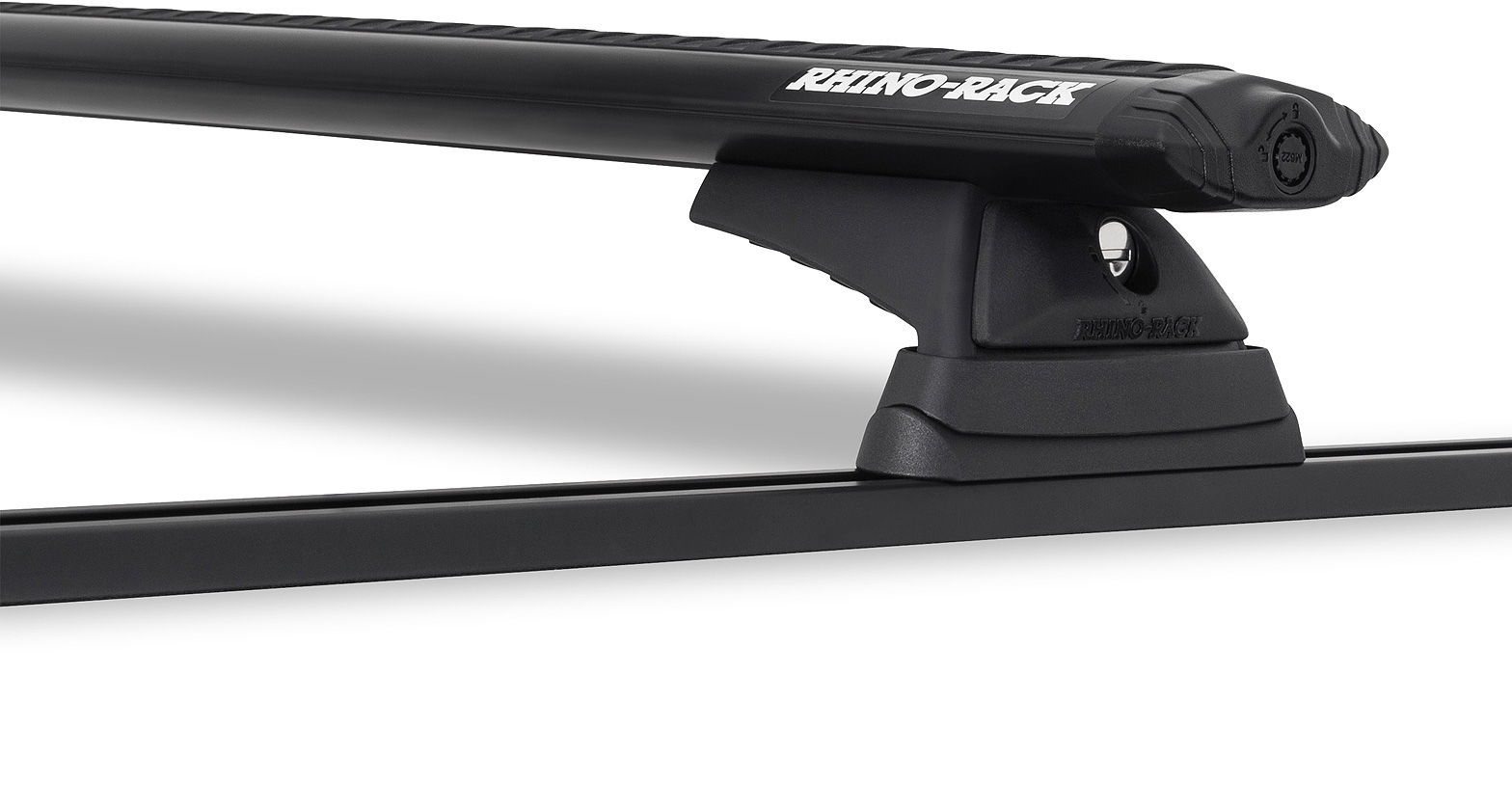 Rhino Rack JB0026 - Vortex RCL Trackmount Black 2 Bar Roof Rack for HONDA CR-V 5dr SUV from 1997