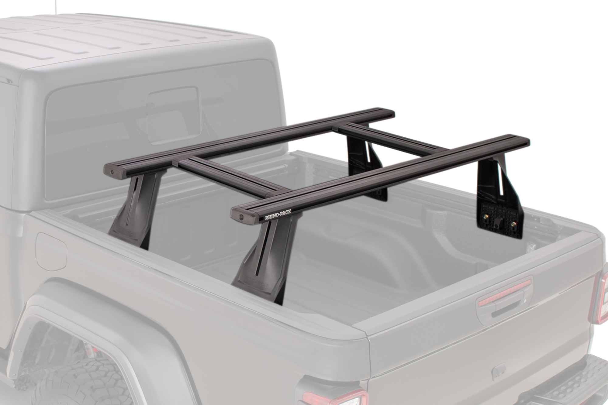 Rhino Rack JC-01585 Reconn-Deck 2 Bar Ute Tub System with 2 NS Bars for Ford Ranger PX/PX2/PX3 4dr Ute Dual Cab 2011 - 2022