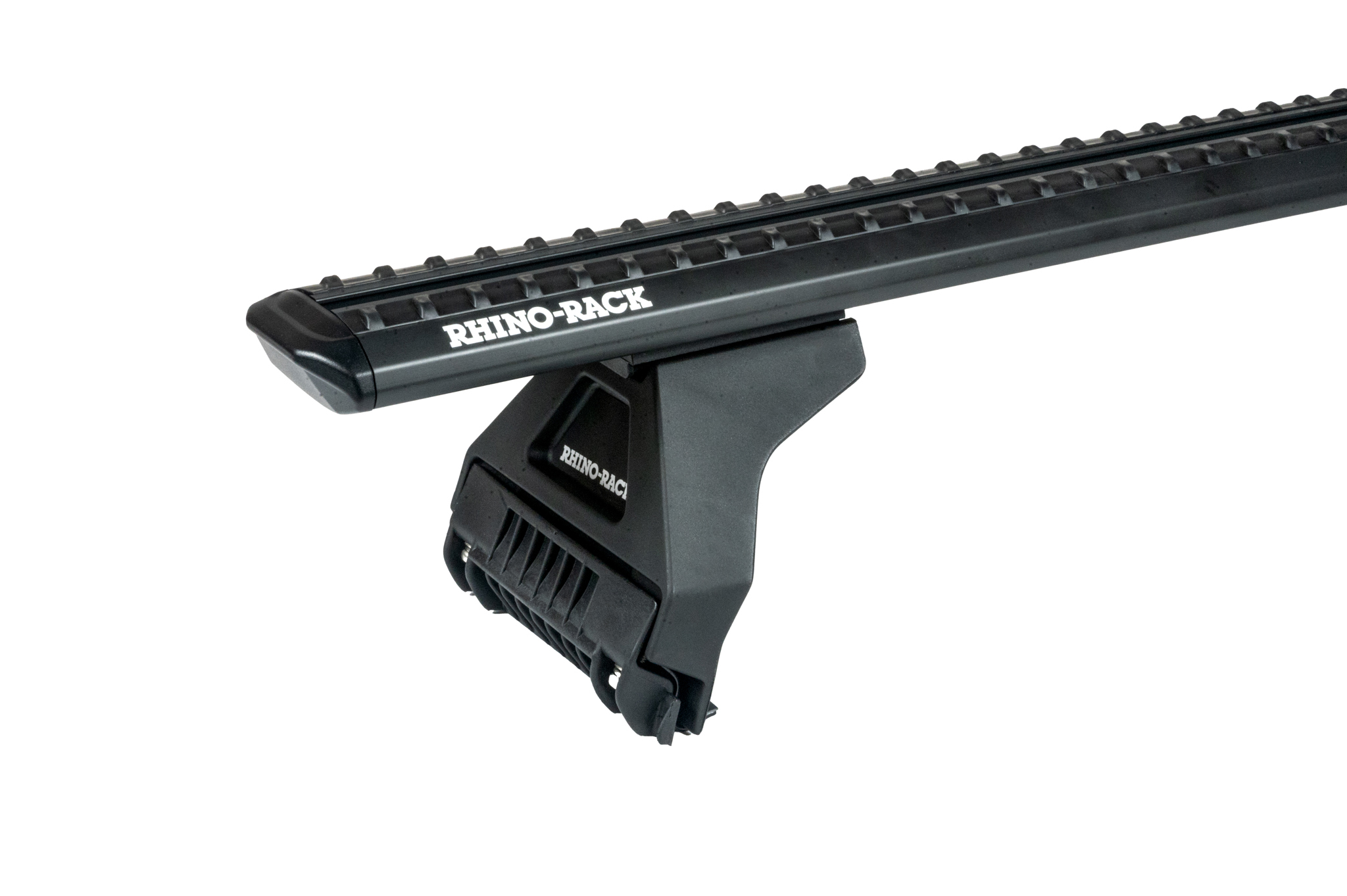 Rhino Rack JC-05024 Sportz RL110 Black 1 Bar Roof Rack for Mercedes Benz Vito W639 4dr SWB/LWB Low Roof with Factory Mounting Point (2003 to 2014) - Gutter Mount