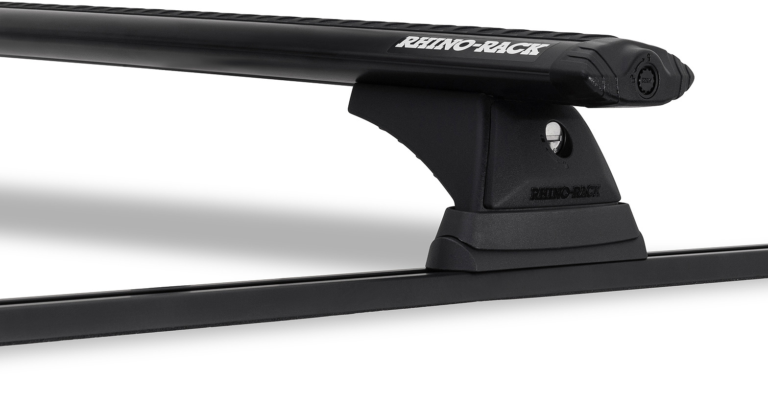 Rhino Rack JB0818 - Vortex RCH Trackmount Black 2 Bar Roof Rack for DAIHATSU Terios 5dr SUV from 1997