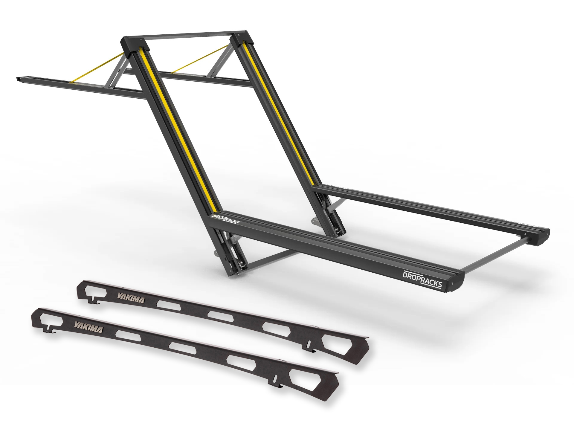 Yakima Platform L (1380mm x 1390mm) with RuggedLine spine attachment for Nissan Navara NP300 4dr Ute NP300 with Bare Roof (2015 onwards) - Track Mount