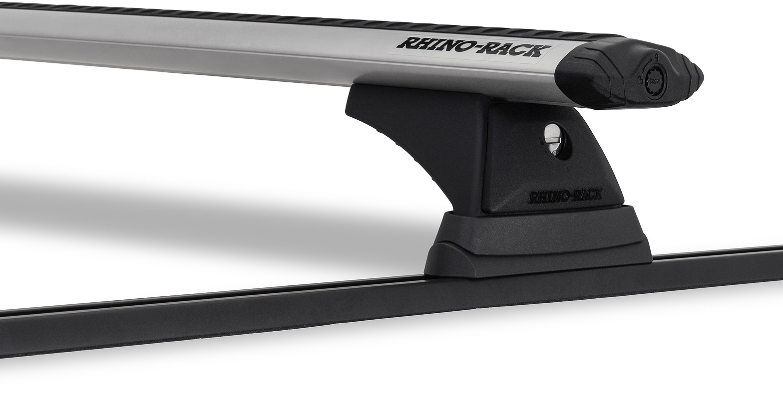 Rhino Rack JB0849 - Vortex RCH Trackmount Silver 2 Bar Roof Rack for SSANGYONG Musso 5dr SUV from 1996