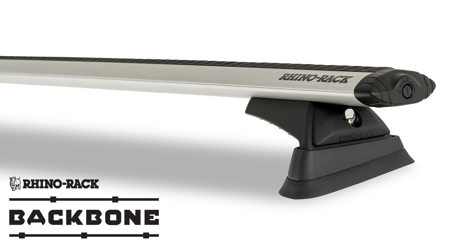 Rhino Rack JC-01315 - Vortex RCL Silver 2 Bar Rhino-Rack Backbone Roof Rack for JEEP Wrangler 5dr SUV from 2011