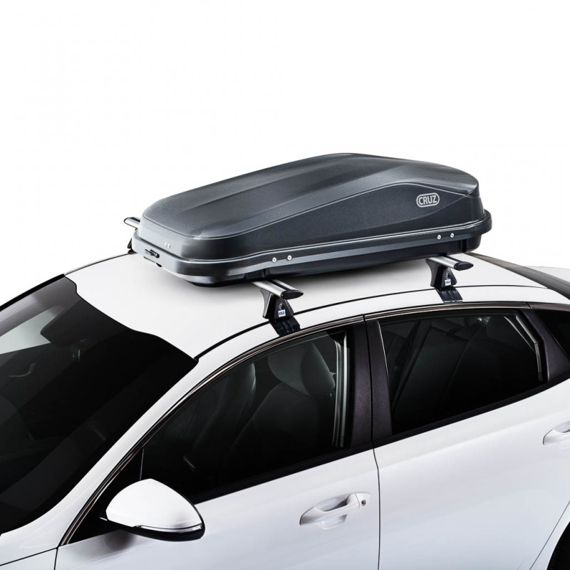 Cruz Easy Gloss Black 320 litre Roof Box (940-344U)