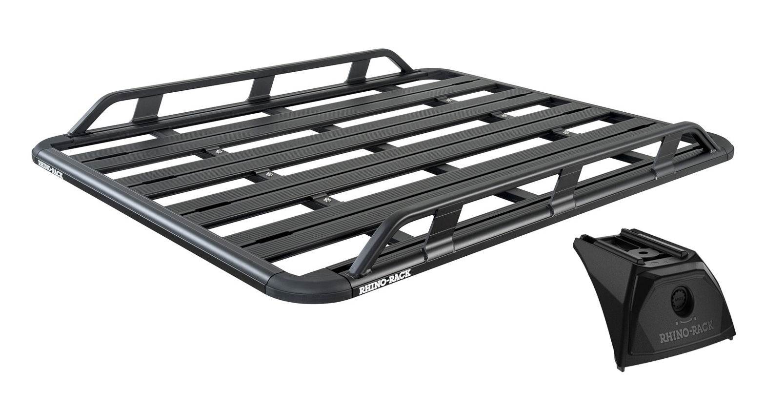 Rhino Rack JC-02654 Pioneer Tradie (1528mm x 1236mm) for Nissan X-Trail T31 5dr SUV with Flush Roof Rail (2007 to 2014) - Factory Point Mount