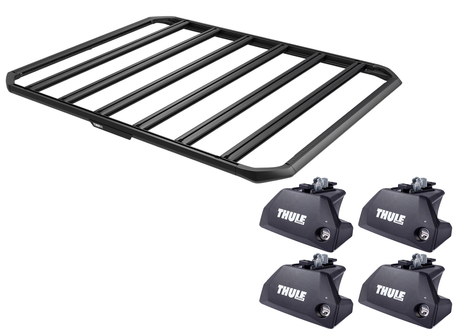 Thule 7106 Caprock L (1900 x 1500mm) Platform for Jeep Grand Wagoneer 5dr SUV with Flush Roof Rail (2022 onwards) - Flush Rail Mount