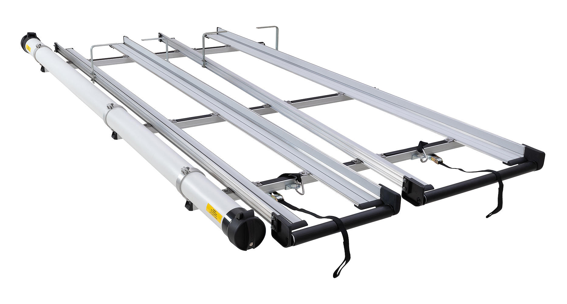 Rhino Rack JC-01039 - CSL Double 3.0m Ladder Rack System with Conduit for TOYOTA Hiace 2dr LWB Low Roof from 2005
