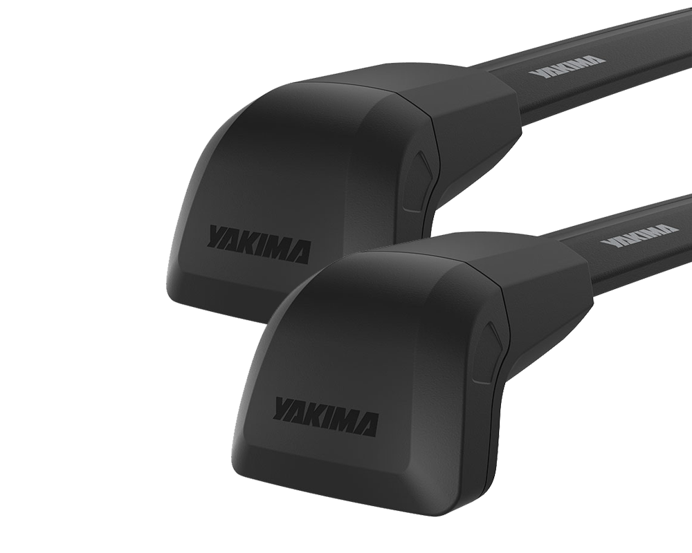 Yakima JetStream FX SightLine Black 2 Bar Roof Rack for Ssangyong Tivoli 5dr SUV with Flush Roof Rail (2015 onwards) - Flush Rail Mount