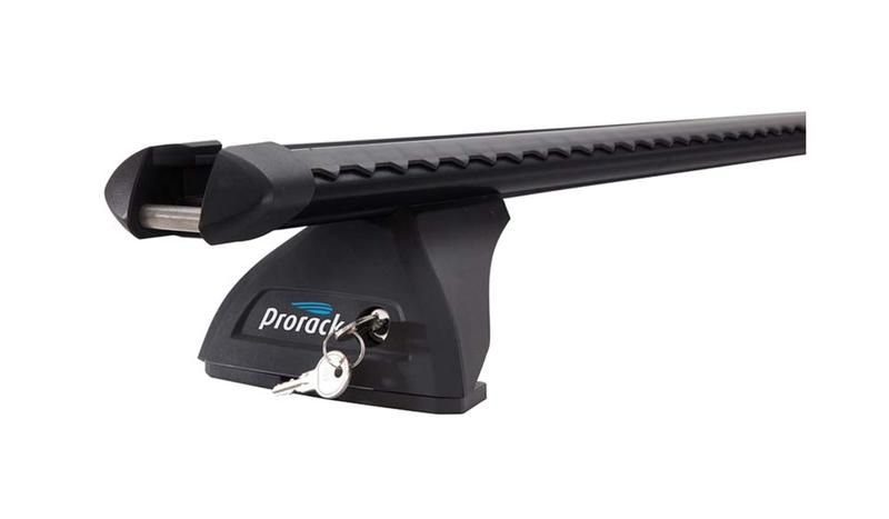 Prorack HD Through Bar Black 3 Bar Roof Rack for VOLKSWAGEN Caddy Maxi 5dr Van with Factory Mounting Point (2015 to 2021)