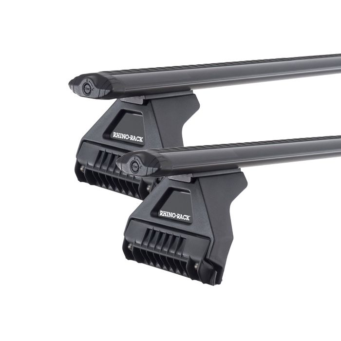 Rhino Rack JB0099 Vortex RL110 Black 2 Bar Roof Rack for JEEP Wrangler 5dr SUV with Bare Roof (2019 onwards)