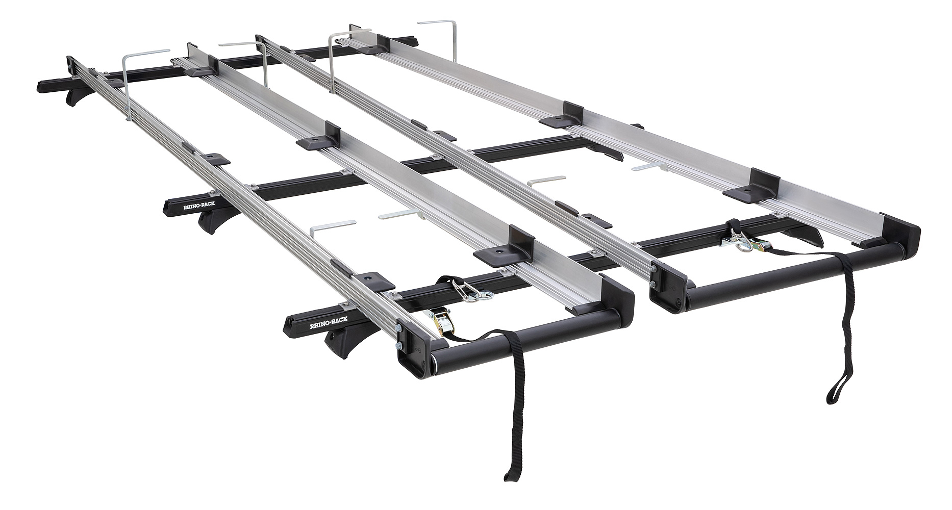 Rhino Rack JC-00856 - Multislide Double 3.0m Ladder Rack System for TOYOTA Hiace 2dr LWB Low Roof from 2005