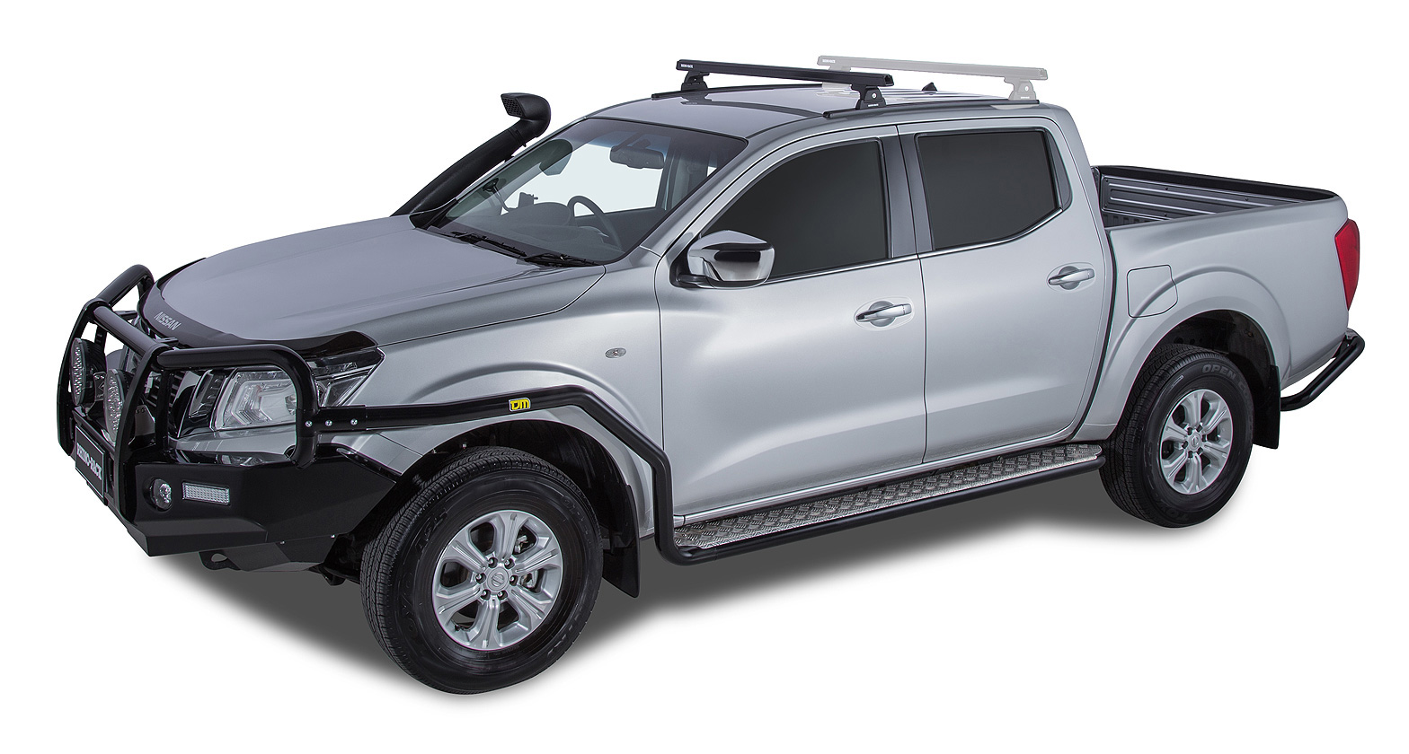Heavy Duty RLT600 Black 1 Bar Roof Rack | Rhino-Rack