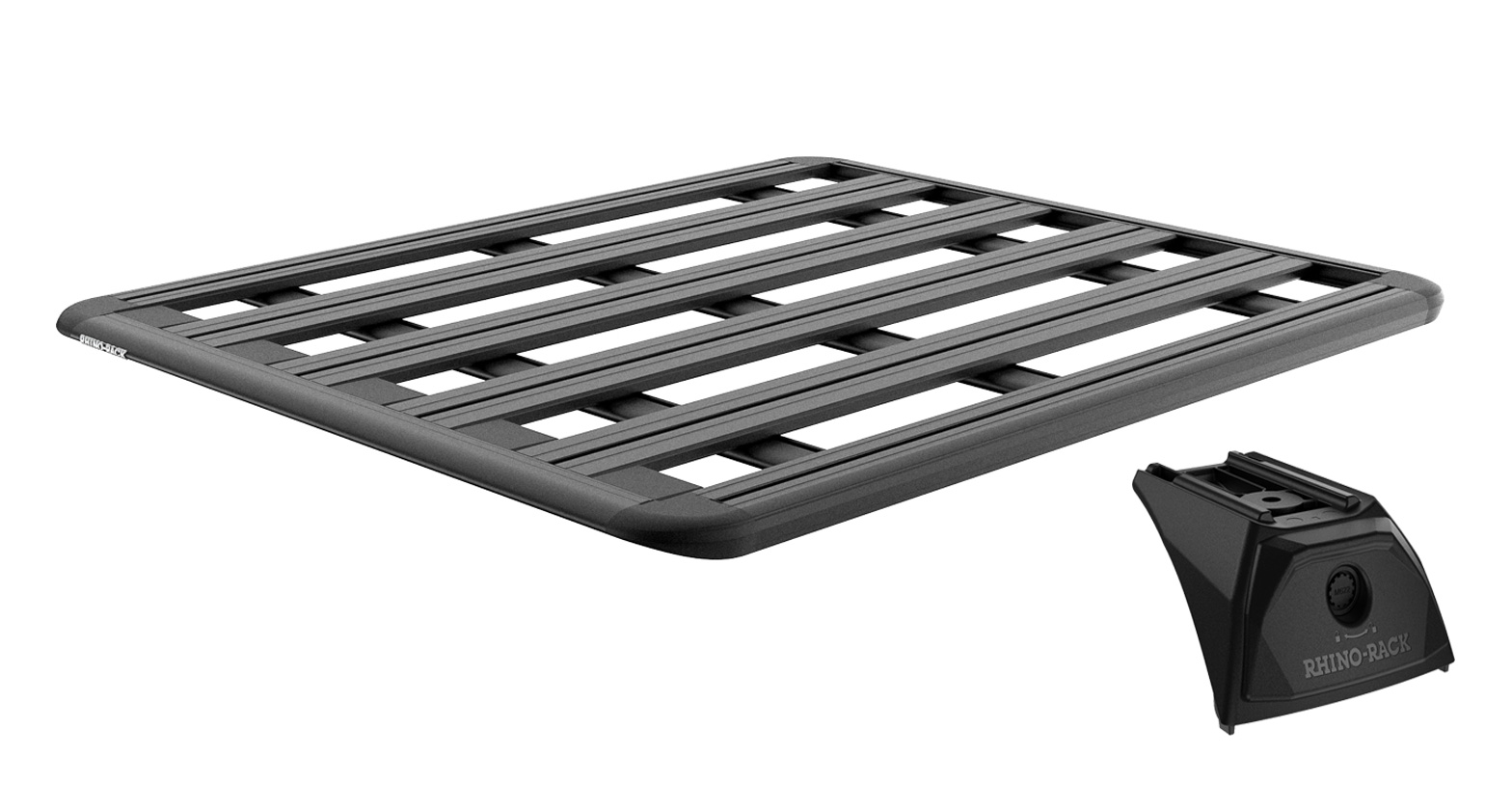 Rhino Rack JC-03609 Pioneer 6 Platform (1300mm x 1240mm) with RX300H Legs for Honda CR-V RE 5dr SUV with Flush Roof Rail (2007 to 2012) - Factory Point Mount