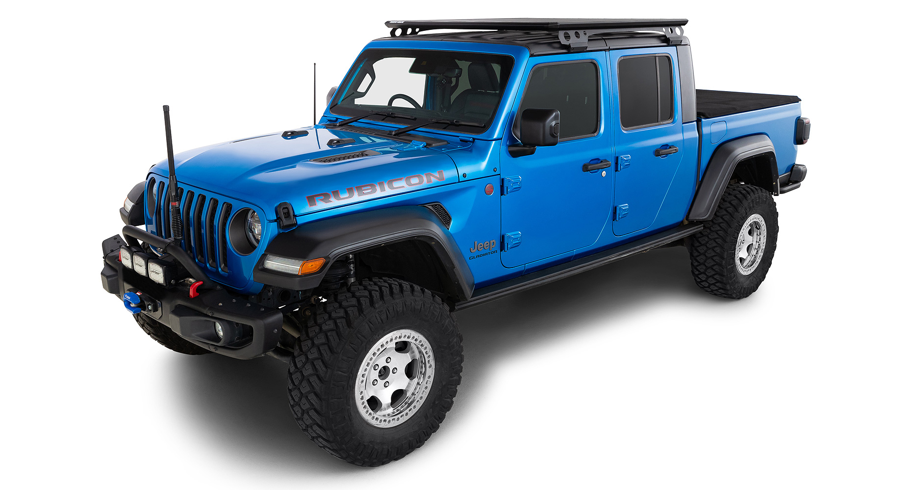 Rhino Rack ROLJ1 Jeep Overlanding Kit for Jeep Wrangler JL 2dr SUV with Rain Gutter (2019 onwards) - Gutter Mount