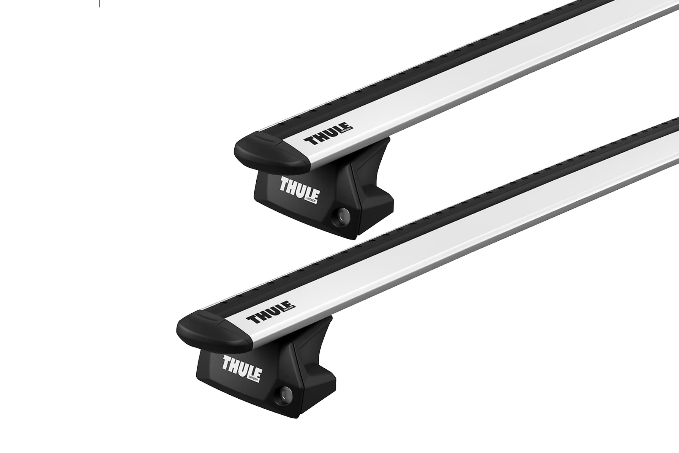 Thule 7106 WingBar Evo Silver 2 Bar Roof Rack for Honda CR-V RS 5dr SUV with Flush Roof Rail (2023 onwards) - Flush Rail Mount