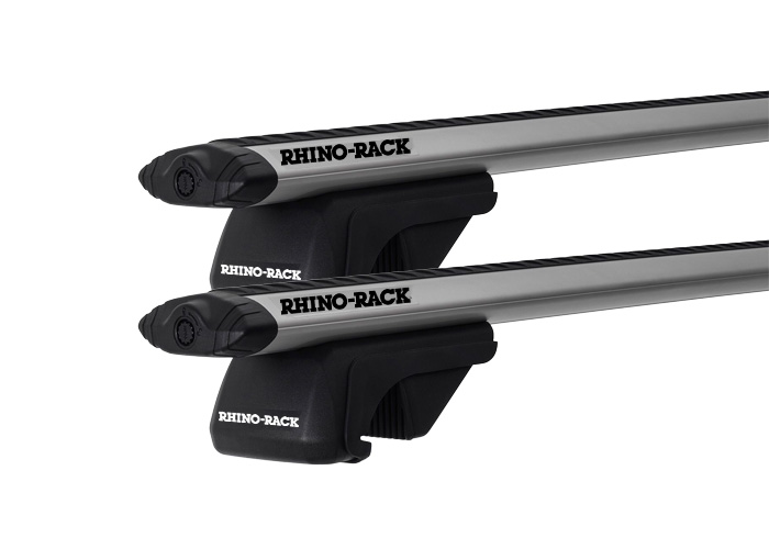 Rhino Rack JA9140 Vortex SX Silver 2 Bar Roof Rack for ALFA ROMEO 156 5dr Wagon with Raised Roof Rail (2000 to 2006)